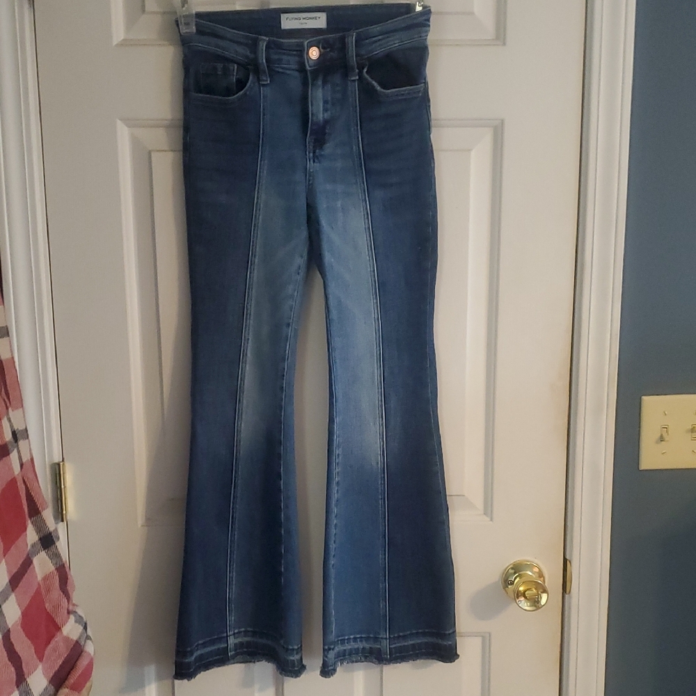 Flying Monkey Kids Blue Flare Jeans